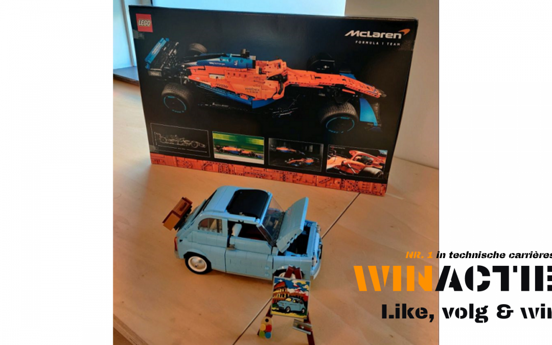 De McLaren Formule 1 Racewagen van LEGO t.w.v. €179,95 voor de winactie is binnen!