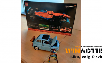 De McLaren Formule 1 Racewagen van LEGO t.w.v. €179,95 voor de winactie is binnen!